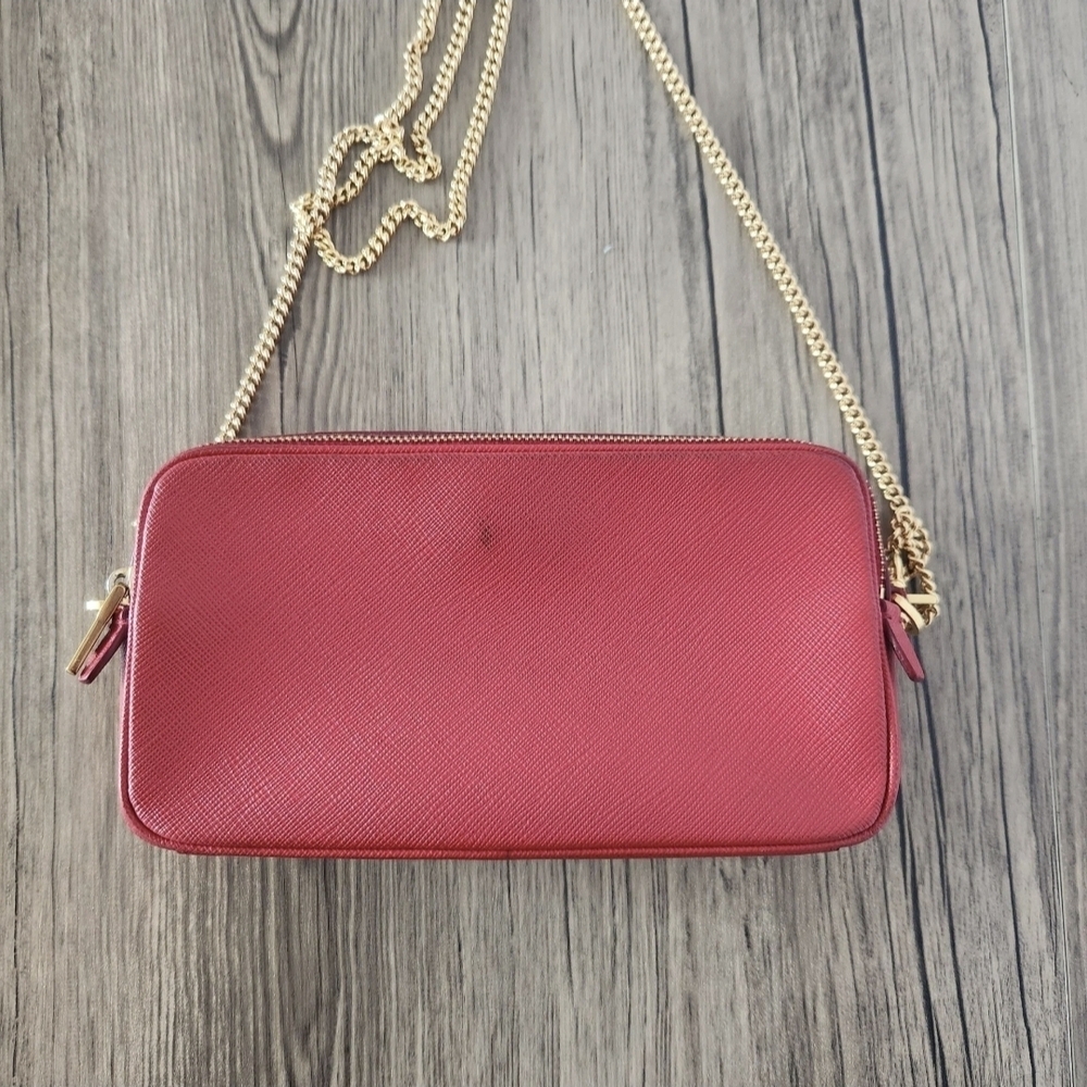 Prada Red Leather Camera Bag - Picture 4 of 10